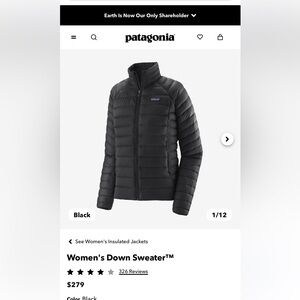 Women’s small Patagonia lightweight puff